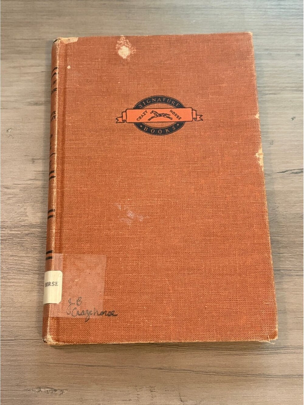The Story of Crazy Horse by Enid LaMonte Meadowcroft 1954 Library Copy